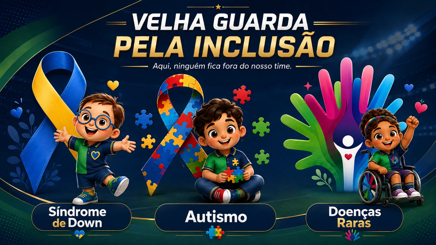 Velha Guarda pela Inclusão: Síndrome de Down, Autismo e Doenças Raras
